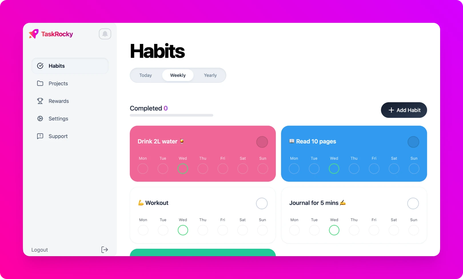 TaskRocky screenshot 2